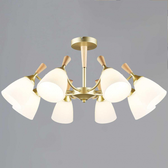 Люстра Reluce 38960-0.3-08 GD+WOOD