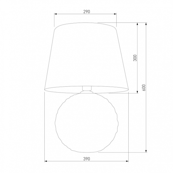 Настольная лампа TK Lighting 16046 Santana
