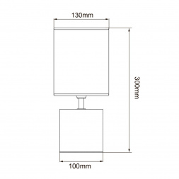 Настольная лампа Uniel UML-B306 E14 Gold/Black UL-00012422