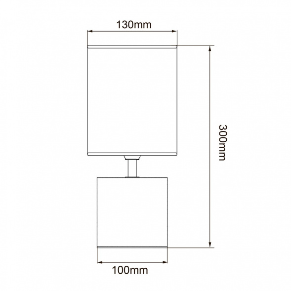 Настольная лампа Uniel UML-B306 E14 Gold/Black UL-00012422