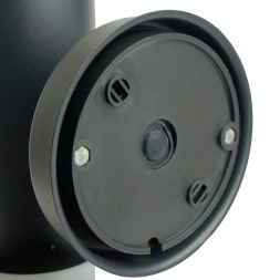 Светильник садово-парковый Feron DH046-B, Техно на стену, 18W E27 230V, черный 51526