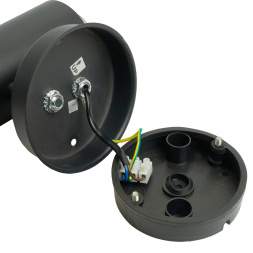 Светильник садово-парковый Feron DH046-B, Техно на стену, 18W E27 230V, черный 51526