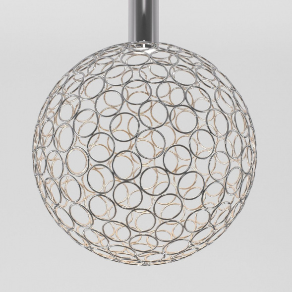 Подвесной светодиодный светильник Eurosvet Gemini 90353/1 хром