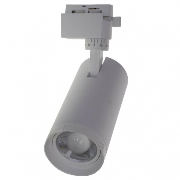 Трековый светодиодный светильник Volpe ULB-Q261 20W/4000K/AC WHITE UL-00009628