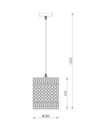 Подвесной светильник Lucide Byzantium 02306/20/03