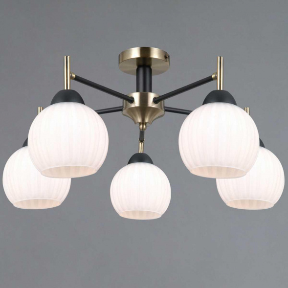 Светильник потолочный Illumico IL0579-5CSQ-25 BK AB TRENTO