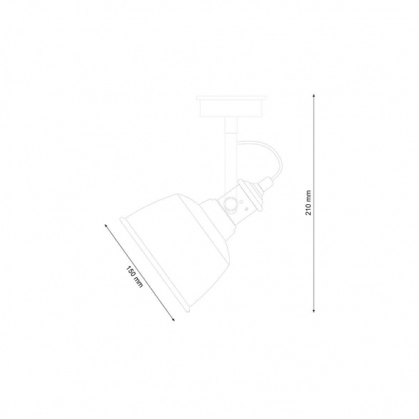 Спот Lucia Tucci Industrial W1820.1 Sand Silver