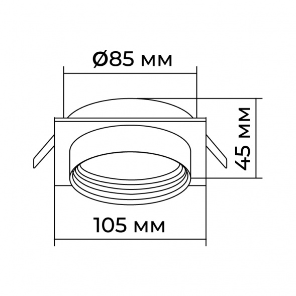 Точечный светильник Apeyron Nimbus 16-113