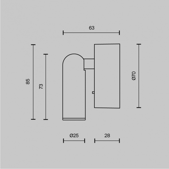 Светодиодный спот Maytoni Mirax C038WL-L3B3K