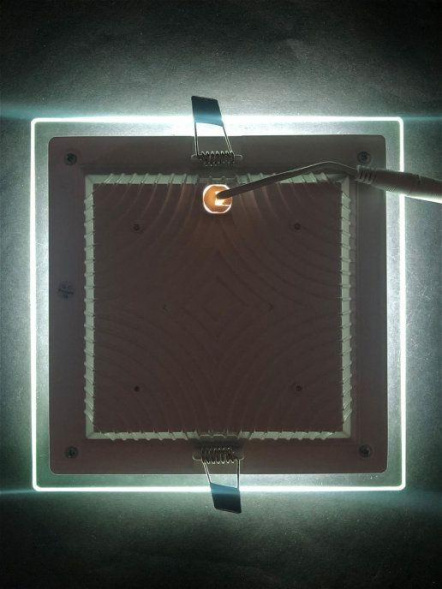 Встраиваемый светодиодный светильник Elvan VLS-705SQ-18W-WH-Wh