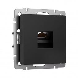 Розетка Ethernet RJ-45 cat. 6A экранированная (черный матовый) W5120108/ a069685