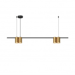 Подвесная люстра Denkirs Orbit DK4061-BK+SG