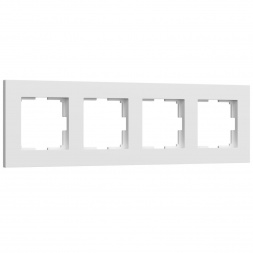 Рамка Werkel Slab на 4 поста белый матовый W0042961 4690389193514