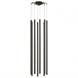 L8T747437 Люстра TUBO LED 40W 2400LM 25G ЧЕРНЫЙ 3000K