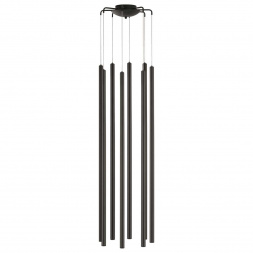 L8T747437 Люстра TUBO LED 40W 2400LM 25G ЧЕРНЫЙ 3000K