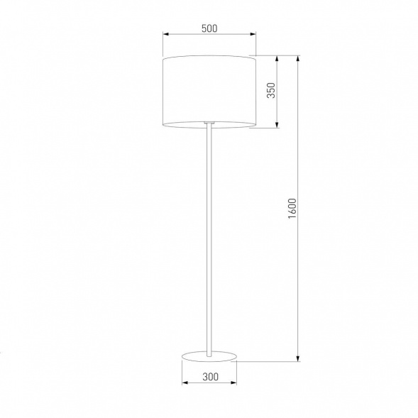 Торшер TK Lighting 16031 Umberto