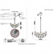 Подвесная люстра Crystal Lux HEDONIST HEDONIST SP12
