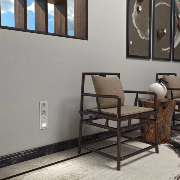 Розетка с заземлением, шторками и USBх2 Werkel белый W1171501 4690389155345