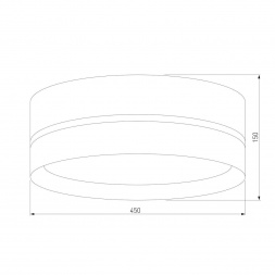 Потолочный светильник TK Lighting 6548 Paglia Black