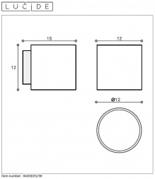 Бра Lucide Jelte 04203/01/30