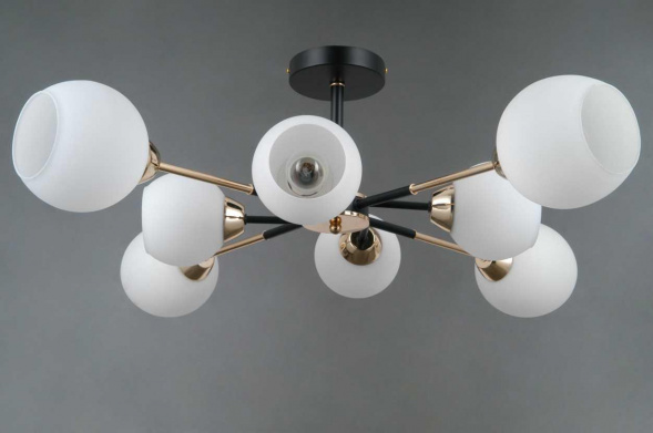 Люстра Illumico IL0715-8CSQ-24 BK GD LIBRA