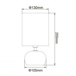 Настольная лампа Uniel UML-B307 E14 Gold/Copper UL-00012424