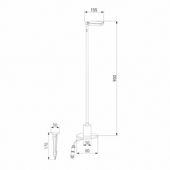 Уличный светодиодный светильник Elektrostandard Joli 35182/F a068102