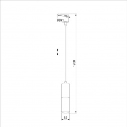 Трековый светильник TK Lighting 4403 Tracer Black Gold
