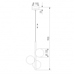Подвесной светильник TK Lighting 6188 Estera Brown