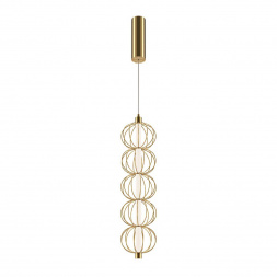 Подвесной светодиодный светильник Maytoni Golden Cage MOD216PL-L10G3K