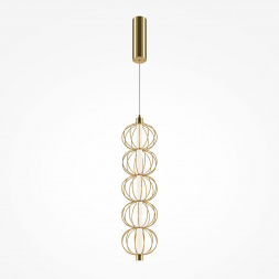 Подвесной светодиодный светильник Maytoni Golden Cage MOD216PL-L10G3K