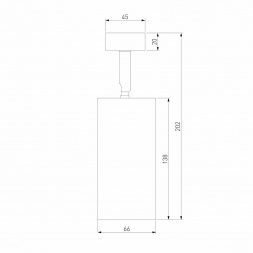 Светодиодный спот Elektrostandard Diffe 85266/01 белый/черный a058252