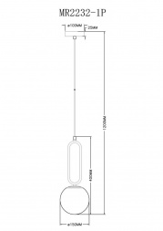 Подвесной светильник MyFar Pierre MR2232-1P