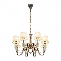 Подвесная люстра iLamp Alesti P2424-8 Nickel