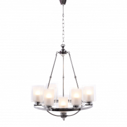 Подвесная люстра Lumina Deco Santini LDP 1220-7 CHR+WT