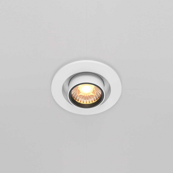 Встраиваемый светодиодный спот Maytoni Technical Hidden DL045-01-10W3K-W