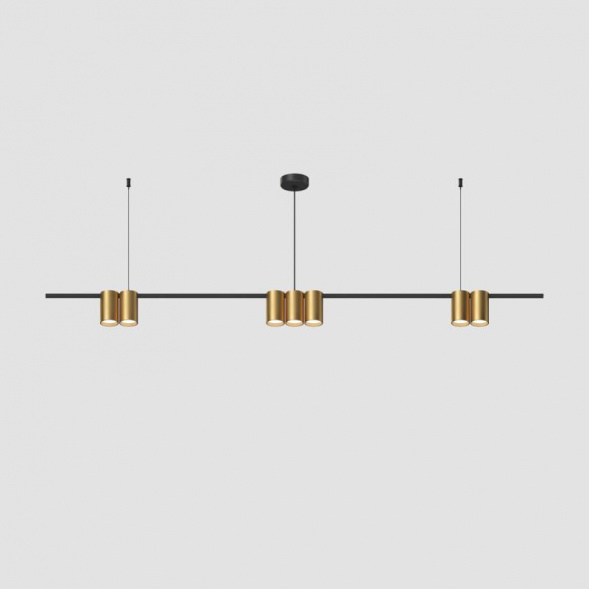 Подвесная люстра Denkirs Orbit DK4063-BK+SG