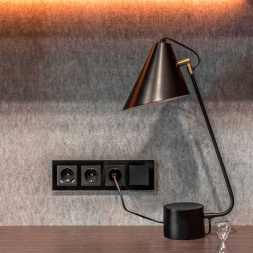 Рамка Werkel Favorit на 4 поста черный W0041108 4690389159954