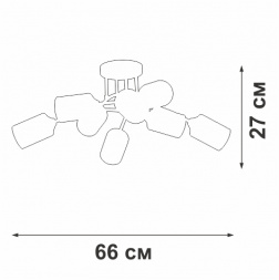 Люстра Vitaluce V2047-9/8PL