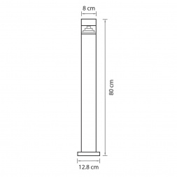 Уличный светодиодный светильник Lightstar Raggio 377707