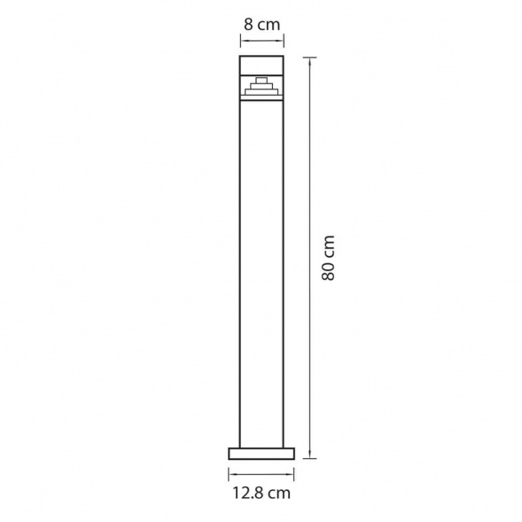 Уличный светодиодный светильник Lightstar Raggio 377707
