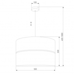 Подвесной светильник TK Lighting 524 Hilton