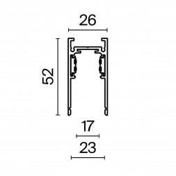 Шинопровод магнитный Maytoni Technical Exility Busbur TRX034-411W