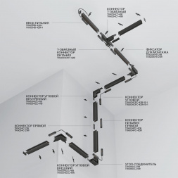 Шинопровод магнитный Maytoni Technical Exility Busbur TRX034-411W