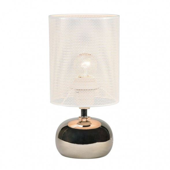 Настольная лампа Uniel UML-B307 E14 Silver/White UL-00012423