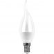 Лампа светодиодная Feron E14 7W 4000K Свеча на ветру Матовая LB-97 25761