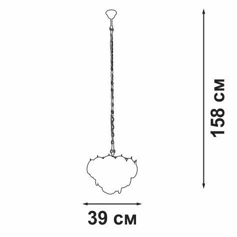 Подвесная люстра Vitaluce V5315-9/5