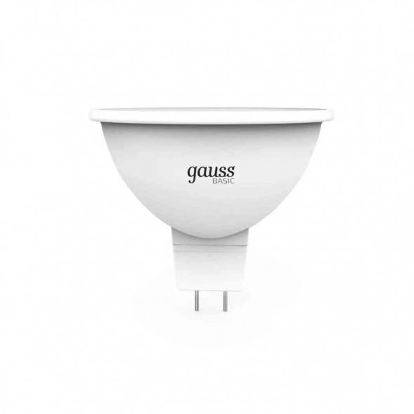 Лампа cветодиодная Gauss GU5.3 5,5W 4100K матовая 10135262T