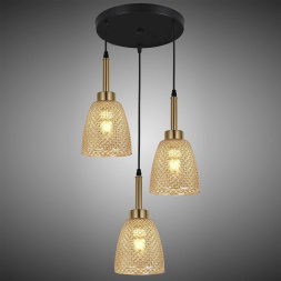 Подвесная люстра Reluce 09011-0.9-03 Amber