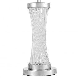 Настольная лампа Lumina Deco Villanova LDT 302 CHR+BK